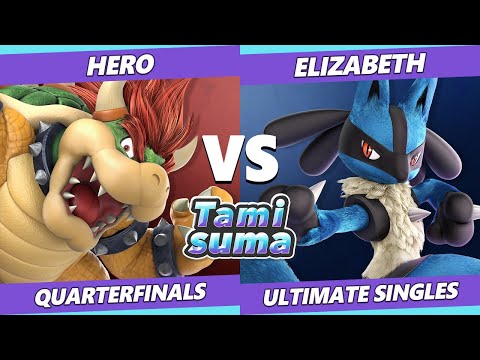 TAMISUMA 189 Quarterfinals - Hero (Bowser) Vs. Elizabeth (Lucario) Smash Ultimate SSBU