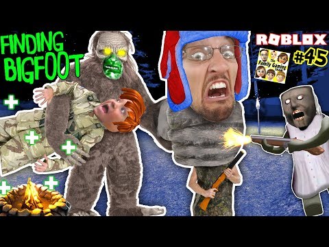 FINDING BIGFOOT & GRANNY Finding Us HIDE and SEEK! ROBLOX FGTEEV Extreme Camping 3-in-1 Game (#45)