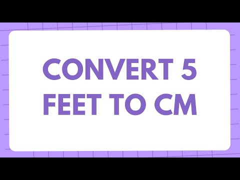 5 Feet To Cm