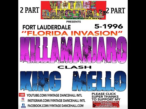 KILLAMANJARO CLASH KING MELLO LIVE IN A FORT LAUDERDALE FLORIDA ON 5-1996
