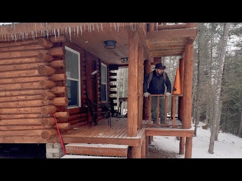 Winter Storm is Coming,How I call a Moose,Log Cabin on a Off Grid Homestead,surviving Winter 