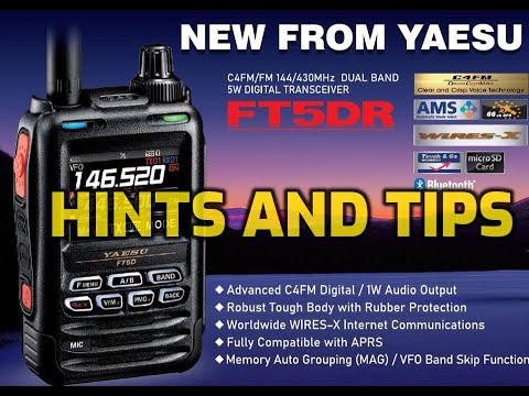 YAESU FT5D- Hints and Tips