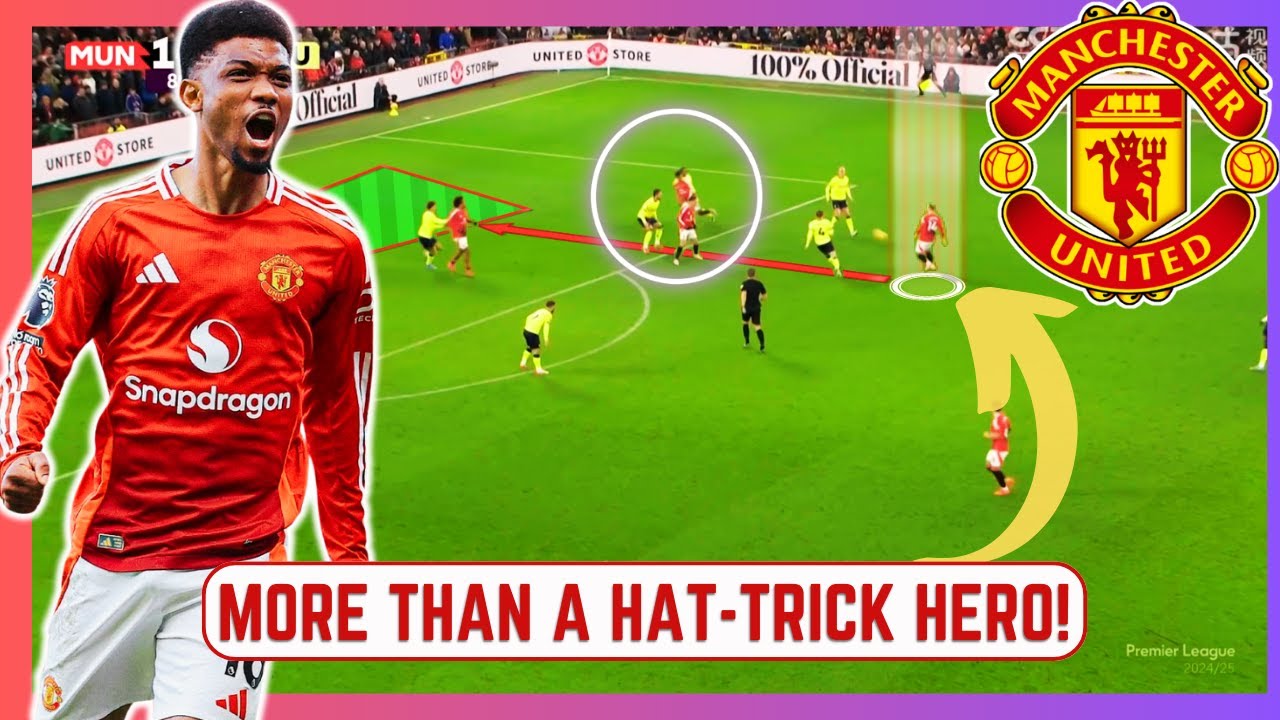 Amad Diallo’s Night to Remember | Manchester United V Southampton Tactical Analysis Breakdown