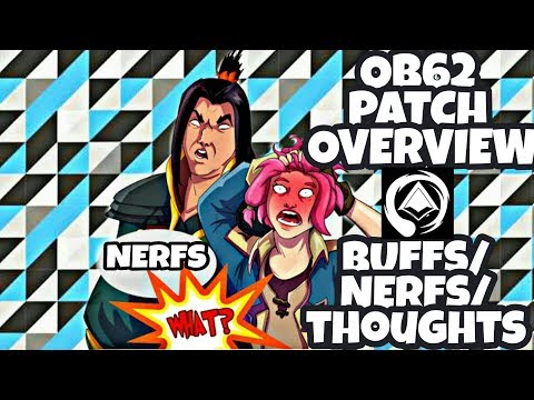 |Paladins| Ob62 Fixing some of the mobility Nerfs  and Sharing my thoughts about the patch