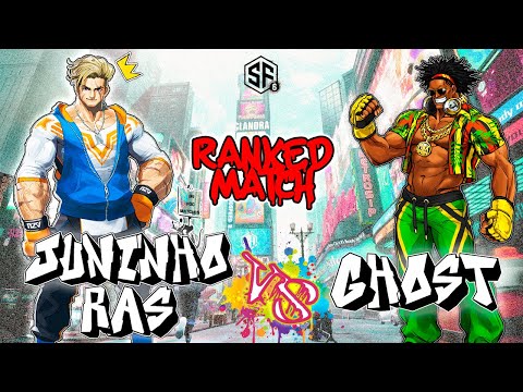 SF6 👊 Juninho-Ras (Luke) vs Ghost (Dee Jay) 👊 Ranked - Top Players BR - Street Fighter 6