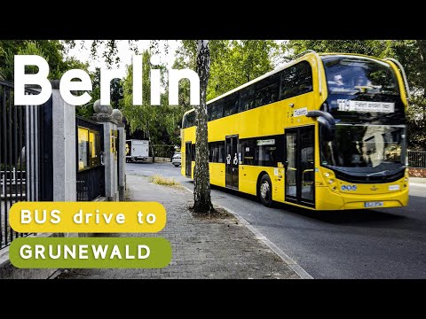 BERLIN WALK |  BUS DRIVE to GRUNEWALD