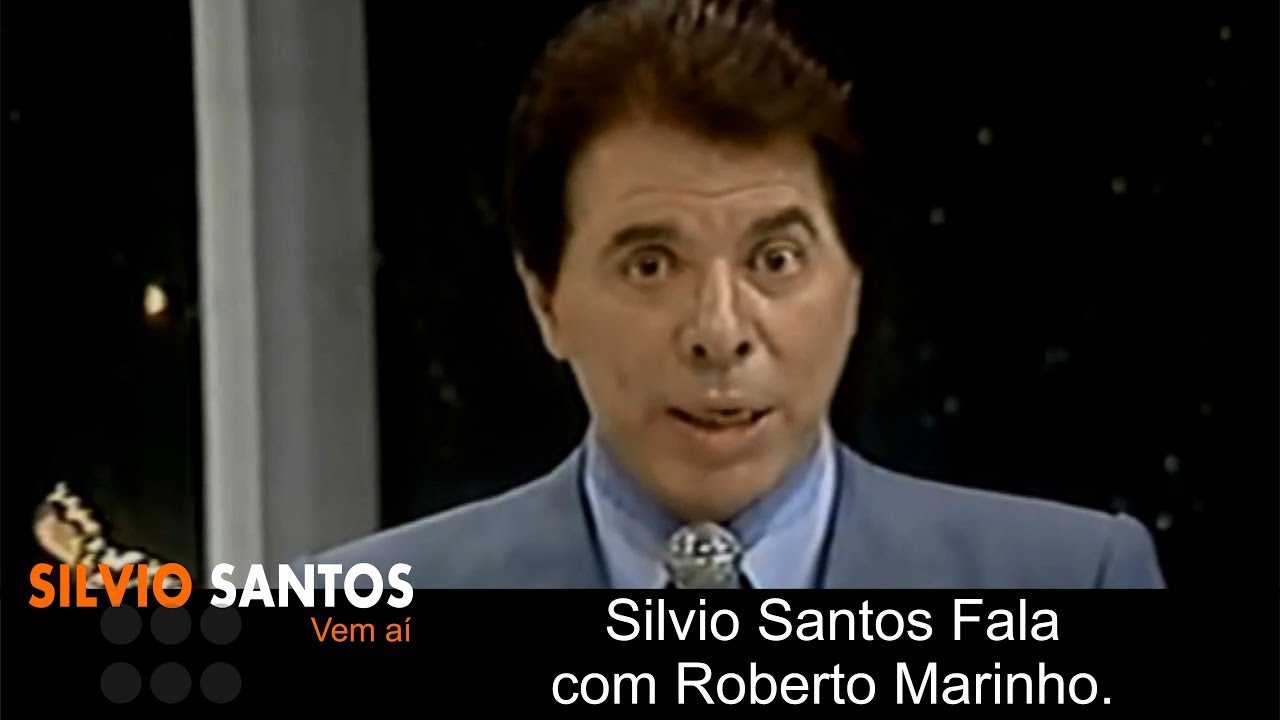 Silvio Santos Fala com Roberto Marinho