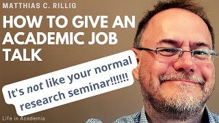 How to give an academic job talk. #interview #phd #phdlife #jobtalks #assistantp
