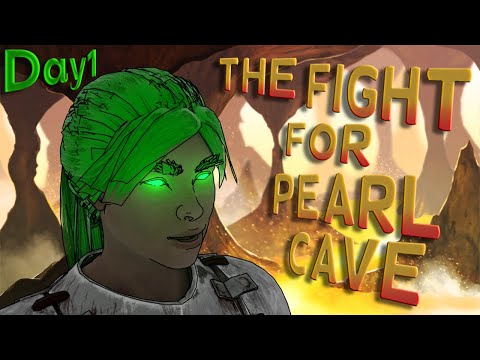 The Fight For Center Pearl Cave on Day 1! ARK