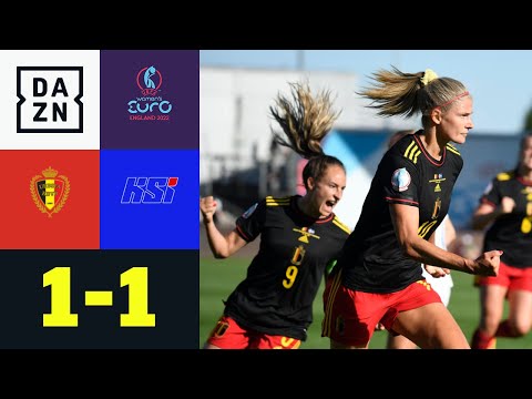 Vanhaevermaet rettet Belgien Remis vom Punkt: Belgien - Island 1:1 | UEFA Women's EURO 2022 | DAZN
