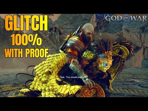 GOW RAGNAROK How to Defeat GNA With Easy Glitch No Damage