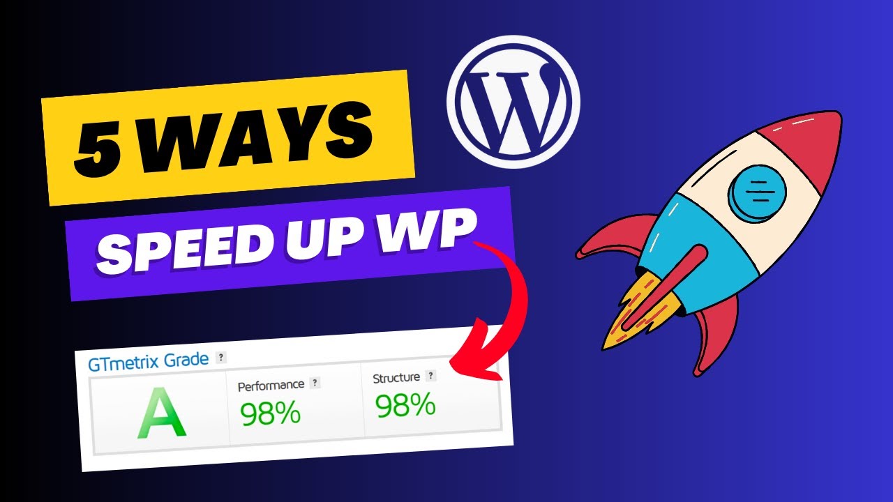 Boost Your WordPress Speed NOW: 5 Simple Tricks for Lightning-Fast Load Times & Higher Conversions