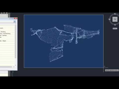 AutoCAD Civil 3D 2018  - Point Extraction From Surface