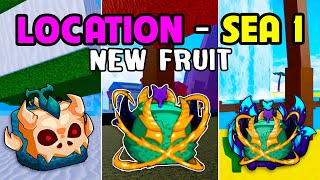 NEW All Locations Fruit Spawn in First Sea (New Update) - Actually Spawn in Blox Fruits