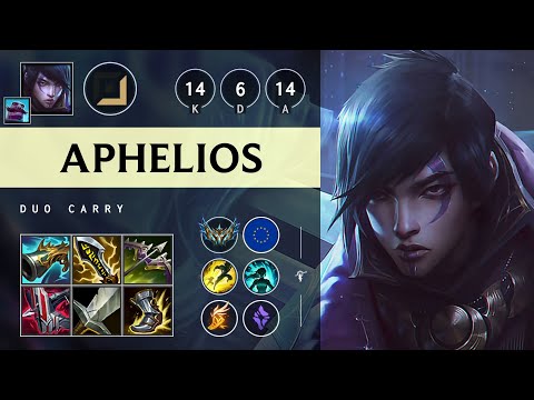 Aphelios ADC vs Zeri: Unstoppable - EUW Challenger Patch 14.16