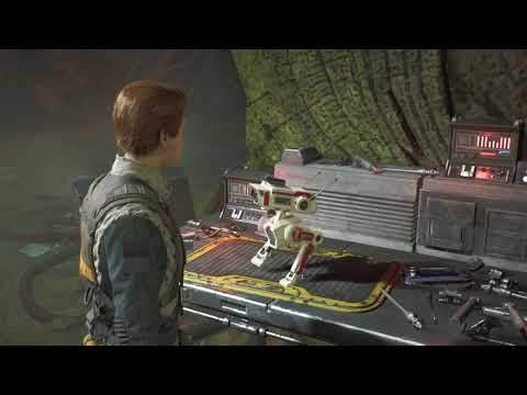 Star Wars Jedi: Fallen Order Walkthrough Part 13 - Cross Forest Trench, More these round here