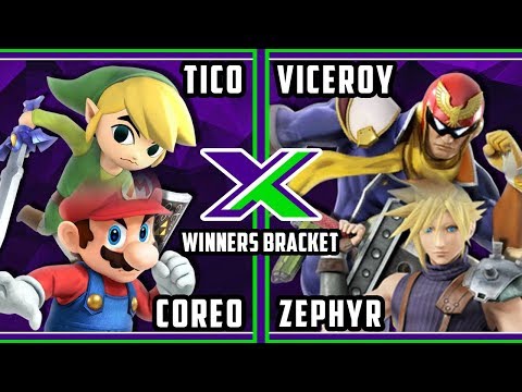 End of an Era - Coreo & Tico Vs. Viceroy & Zephyr - SSB4 Doubles Winners Bracket - Smash Wii U