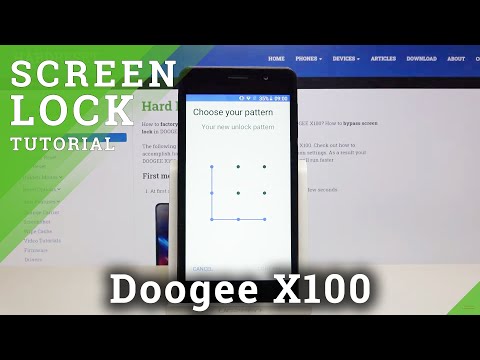 How to Set Up Lock Method in Doogee X100 – Add Screen Lock