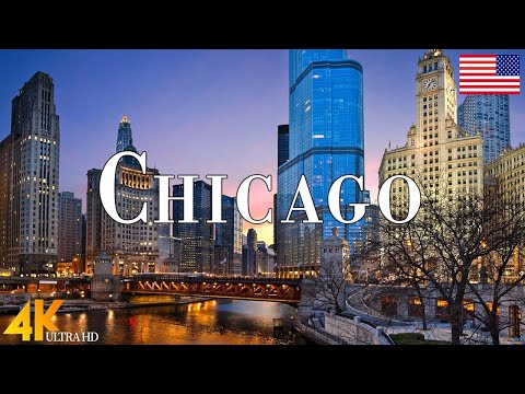 Chicago 4K Ultra HD • Stunning Footage Chicago, Scenic Relaxation Film with Calming Music.