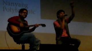 Hady Mirza - &#39;You Give Me Wings&#39; @ NYP Open House 2010 (acoustic version)