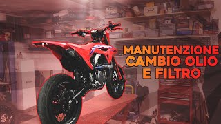 MANUTENZIONE HONDA CRF 450 2021/2022 (anche da casa)