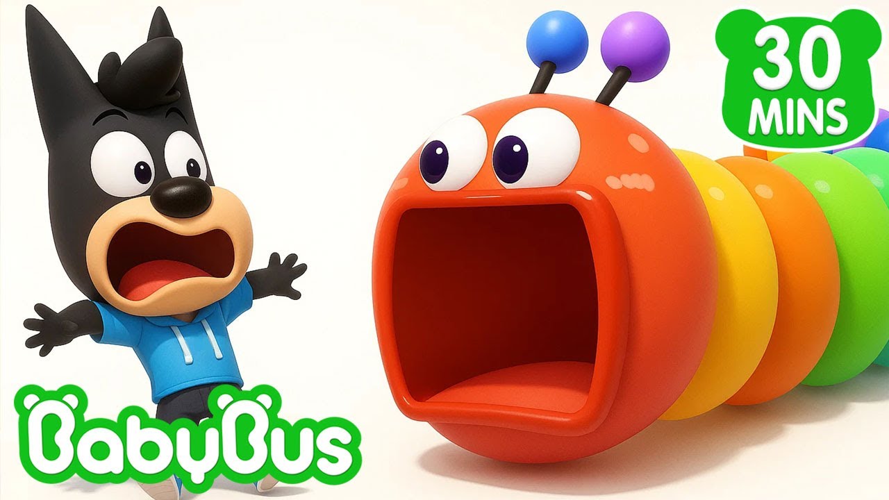 Polícia VS Minhoca Faminta | Detetive Labrador Compilação | Desenhos Animados 🐼 por BabyBus