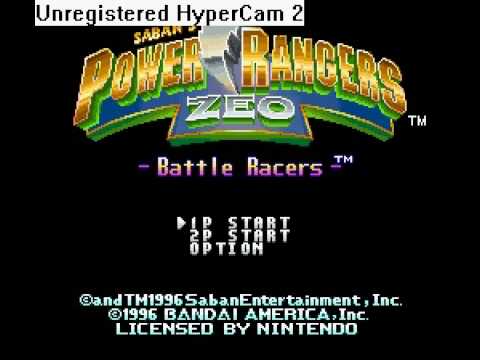 Power Rangers Zeo : Battle Racers Super Nintendo