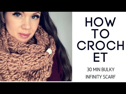 Quick and Easy 30 Min Bulky Infinity Scarf
