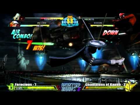 Ferocious vs Champion of Kapua WB5 MVC3 Teams