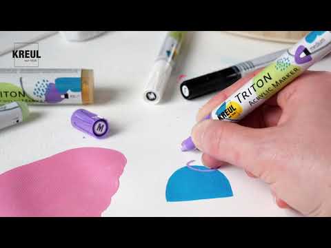 Ακρυλικοί Μαρκαδόροι Kreul Triton