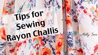 How to Sew Rayon Fabric - Tips and Tricks