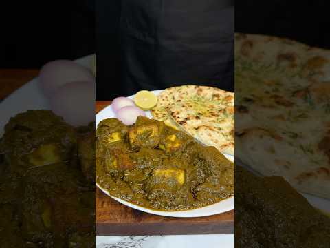 Dhaba Style Palak Paneer ASMR Cooking #shorts #food #cooking #asmr #recipe #crunchytreats #paneer