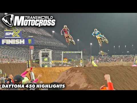 Eli Tomac King of Daytona Supercross | 450 Trackside Highlights