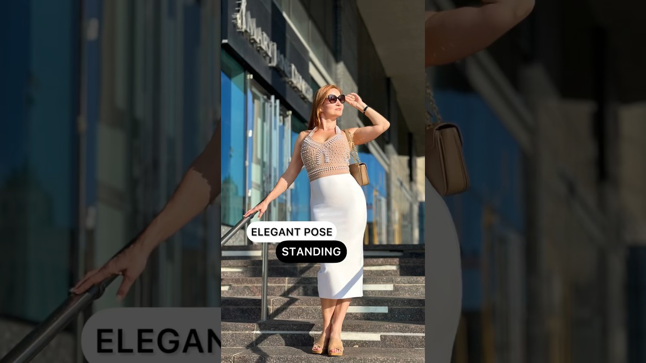 Wearing an elegant dress? 😎Save this posing tip to practice. @JuliaJuliati #posing