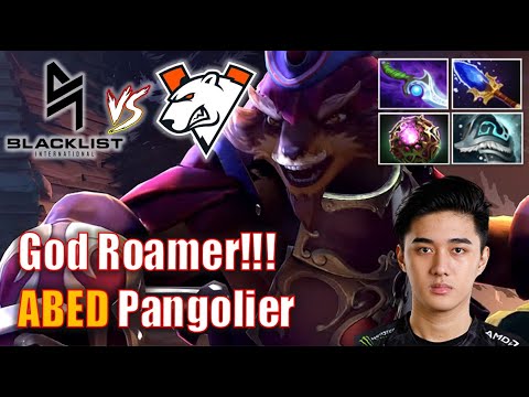 Abed - Pangolier | Blacklist VS Virtus Pro | God roaming [Pos1] |Dota 2 Ultra Graphics 4K UHD