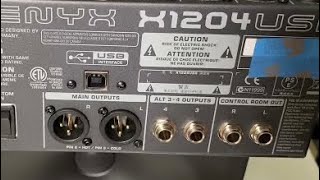 How to Use the Alt 3/4 Outputs on the Behringer Xenyx X1204 USB Mixer