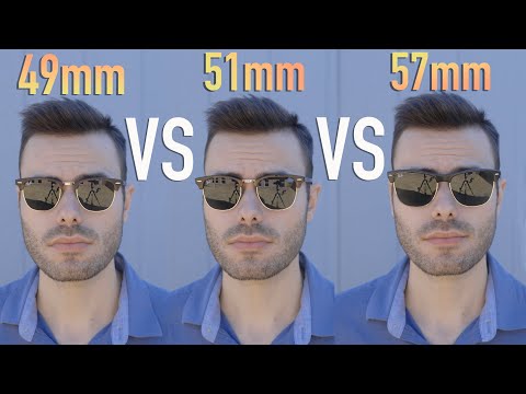 Ray-Ban Clubmaster 49mm vs 51mm vs Oversized 57mm
