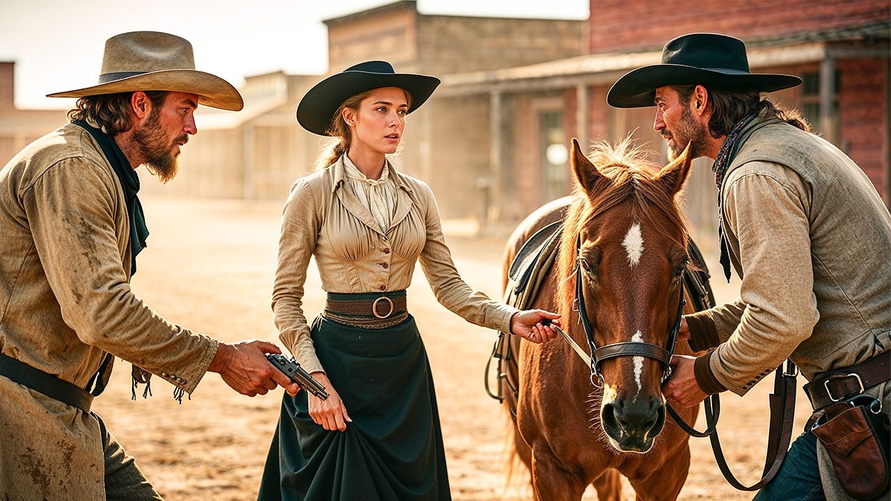 Outlaws Take a Widow’s Horse, Unaware She’s a Legendary Rider and Shooter