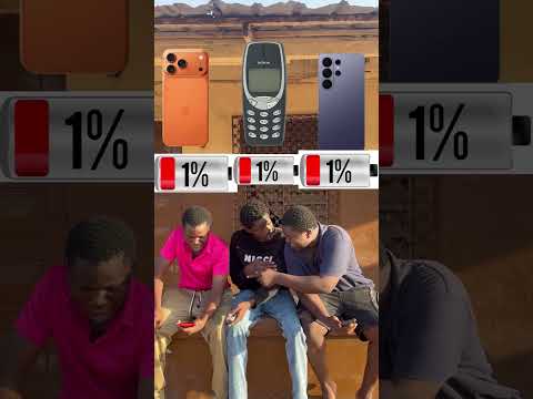 Batterie Test : Samsung, iPhone….. Nokia fait l'impossible #shorts2026 #viral 🐐.
