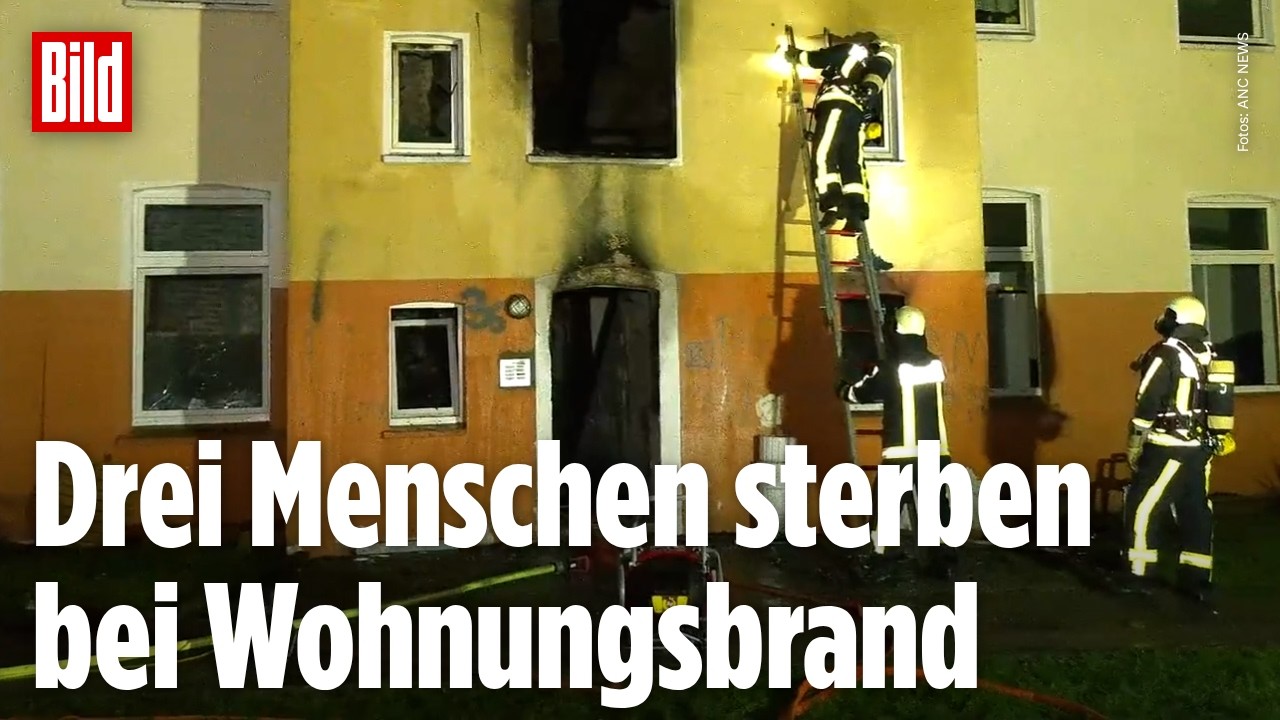WOHNUNGSBRAND IN BOCHUM: Fünf Menschen mit Rauchgasvergiftung im Krankenhaus