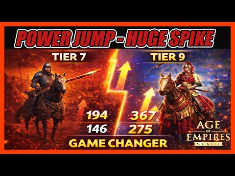 Tier 8 & Tier 9 Will Completely Change PvP in Age of Empires Mobile