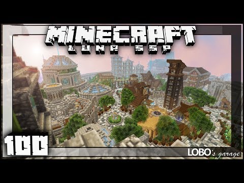 LOBO's garage - Minecraft Survival 100 | Single Player WORLD TOUR!!! | 18 Months & 100 Episodes Solo! | Luna SSP