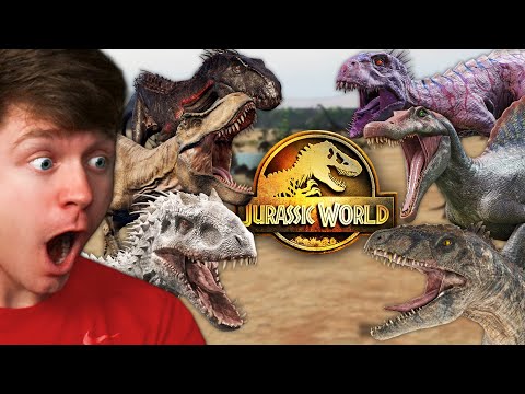 BATTLE ROYALE with EVERY LAND DINOSAUR! - Jurassic World Evolution 2