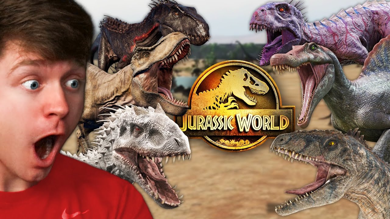 BATTLE ROYALE with EVERY LAND DINOSAUR! - Jurassic World Evolution 2