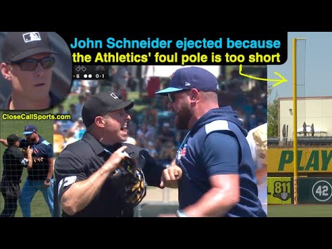 E98 - John Schneider Ejected by Tripp Gibson bc the A's Minor League Park's Foul Poles Are Too Short