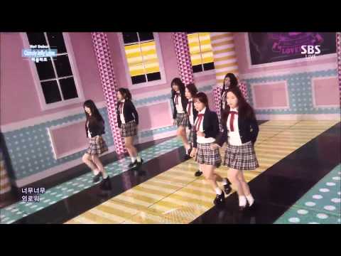 [1080p](Hot Debut) 141116 Lovelyz - Good Night Like Yesterday + Candy Jelly Love @ Inkigayo