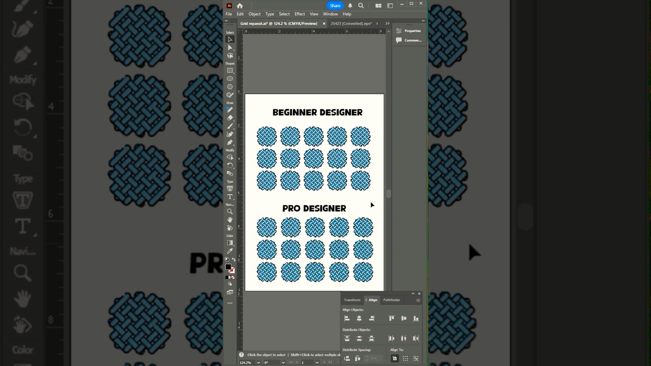 Master Adobe Illustrator Repeat Grid | Quick & Easy Pattern Design Tutorial
