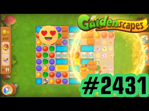 GARDENSCAPES - Level 2431 | Gameplay Walkthrough [ Plarix ]