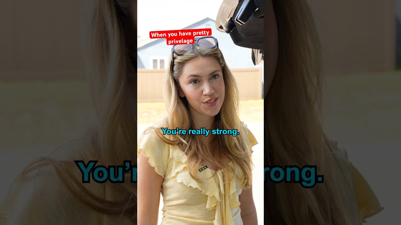 When you have pretty privilege 😅😆😂 #shorts #funny #comedy #dating #relationships