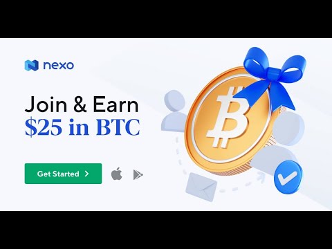 NEXO offers $25 Bonus in Bitcoin!